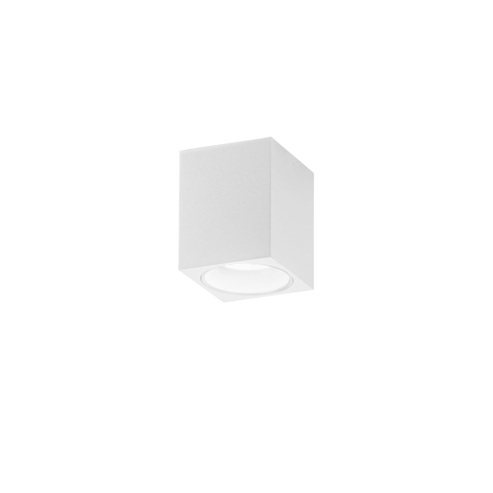 PLAFONIERA TOWN BIANCA QUADRATA 1XGU10 8X8X10CM