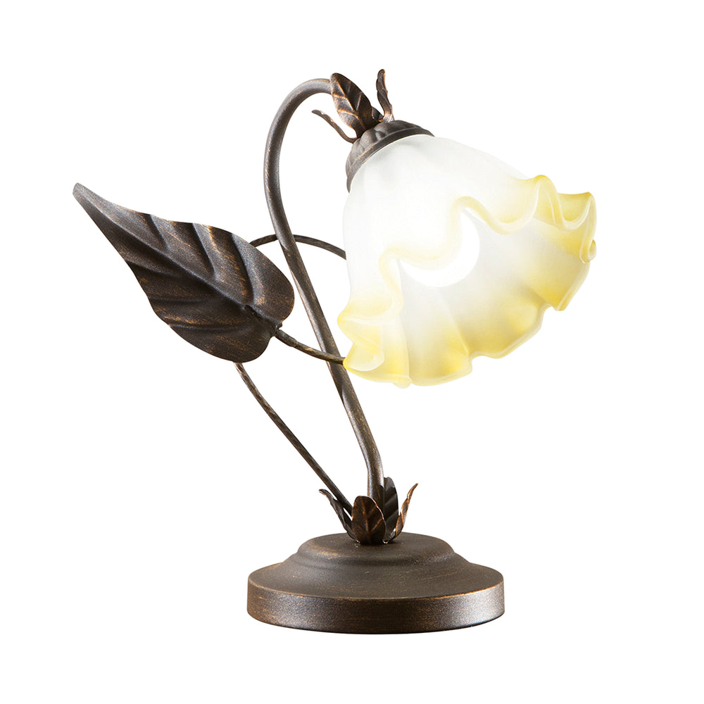 LUME TRISTANO MARRONE 1XE14 22X29CM