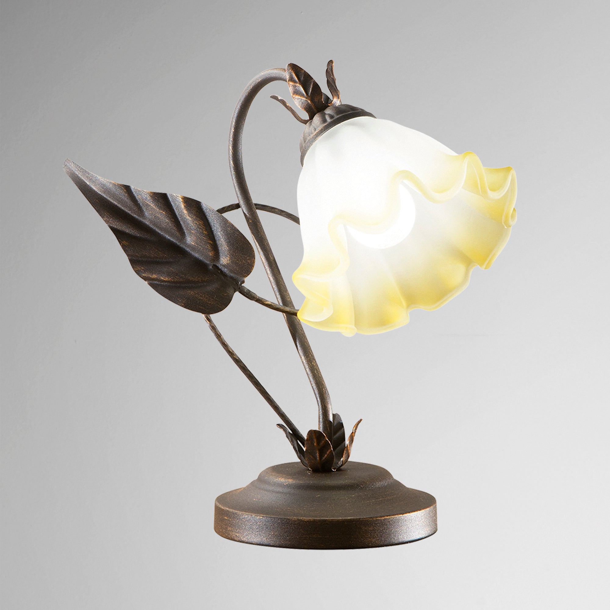 LUME TRISTANO MARRONE 1XE14 22X29CM