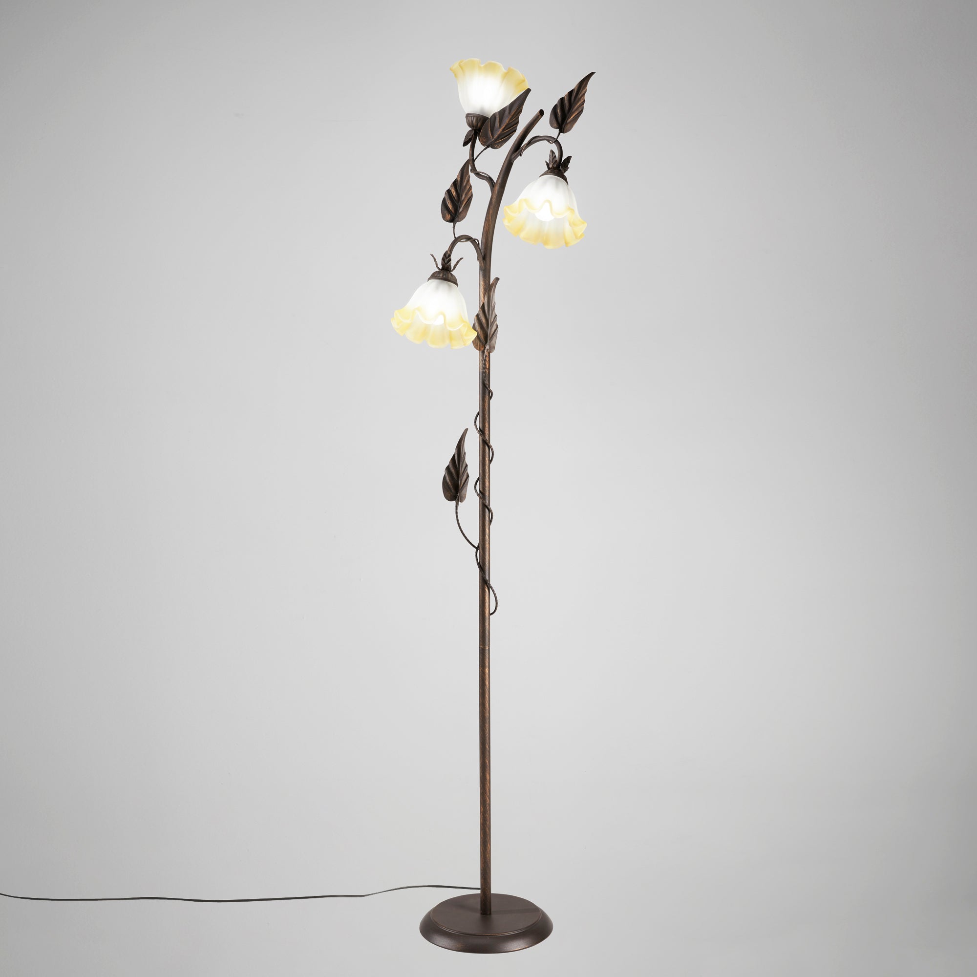PIANTANA TRISTANO MARRONE 3XE14 48X172CM