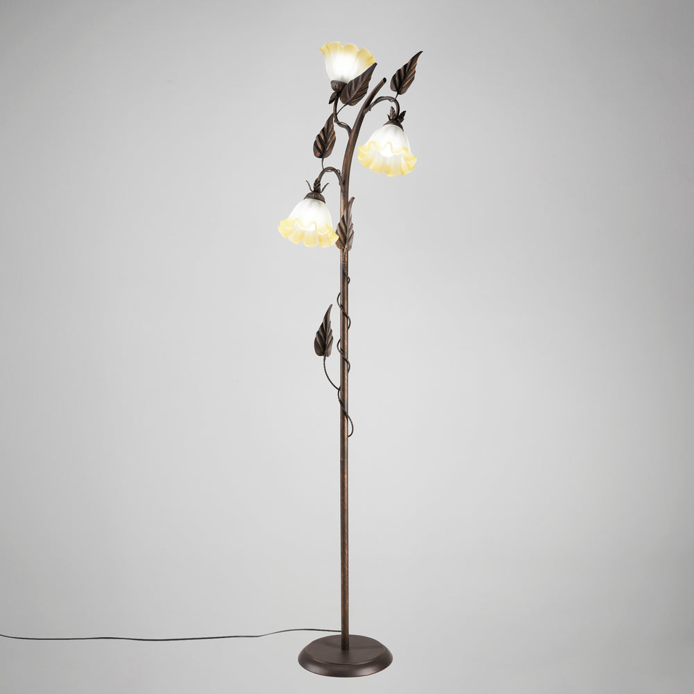 PIANTANA TRISTANO MARRONE 3XE14 48X172CM