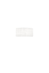 "Applique Trygo in vetro satinato, CCT, h 15x30cm."