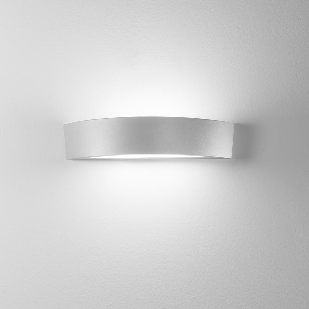 APPLIQUE BIEMISSIONE TUCSON SILVER 2XE14 IP44 36X9,6X7,5CM