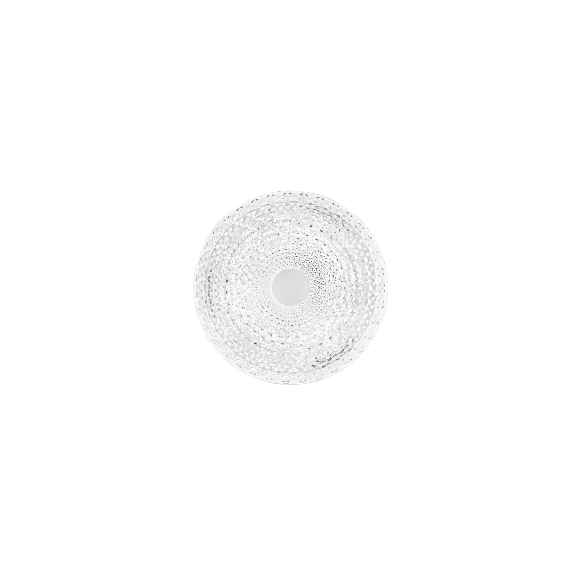 "Plafoniera LED UNIKA bianca effetto diamantato, CCT con memory function, Ø 29cm."