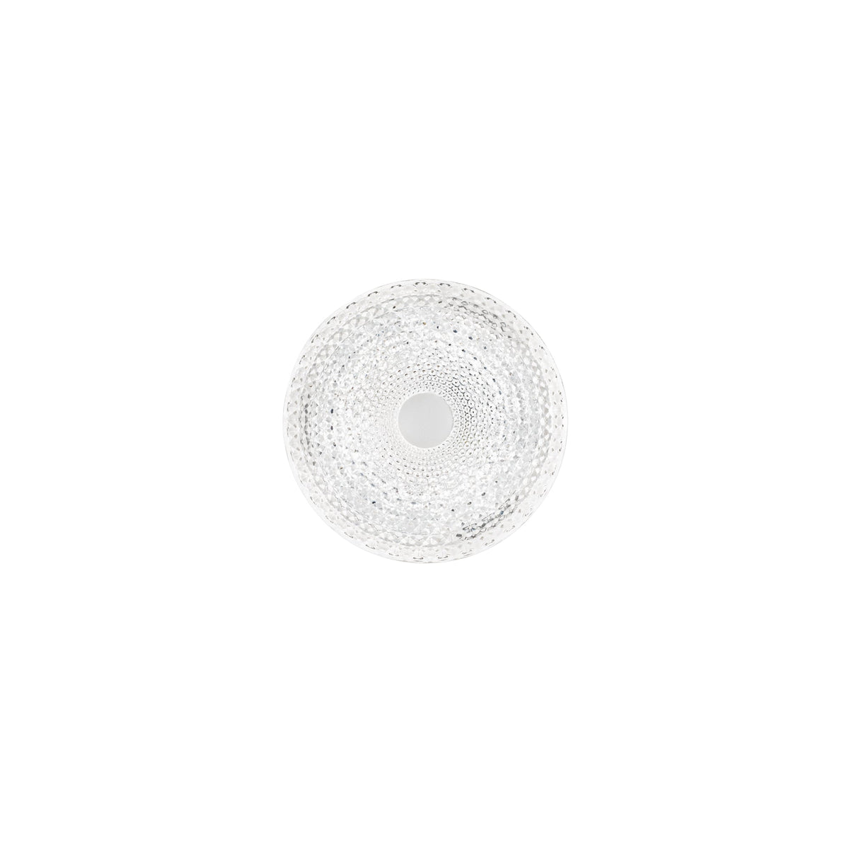 "Plafoniera LED UNIKA bianca effetto diamantato, CCT con memory function, Ø 29cm."