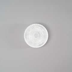 PLAFONIERA LED UNIKA IN ACRILICO BIANCO CON DIFFUSORE EFFETTO DIAMANTATO 18W 2430LM CCT 3000/4000/6500K 29X7,5X29CM