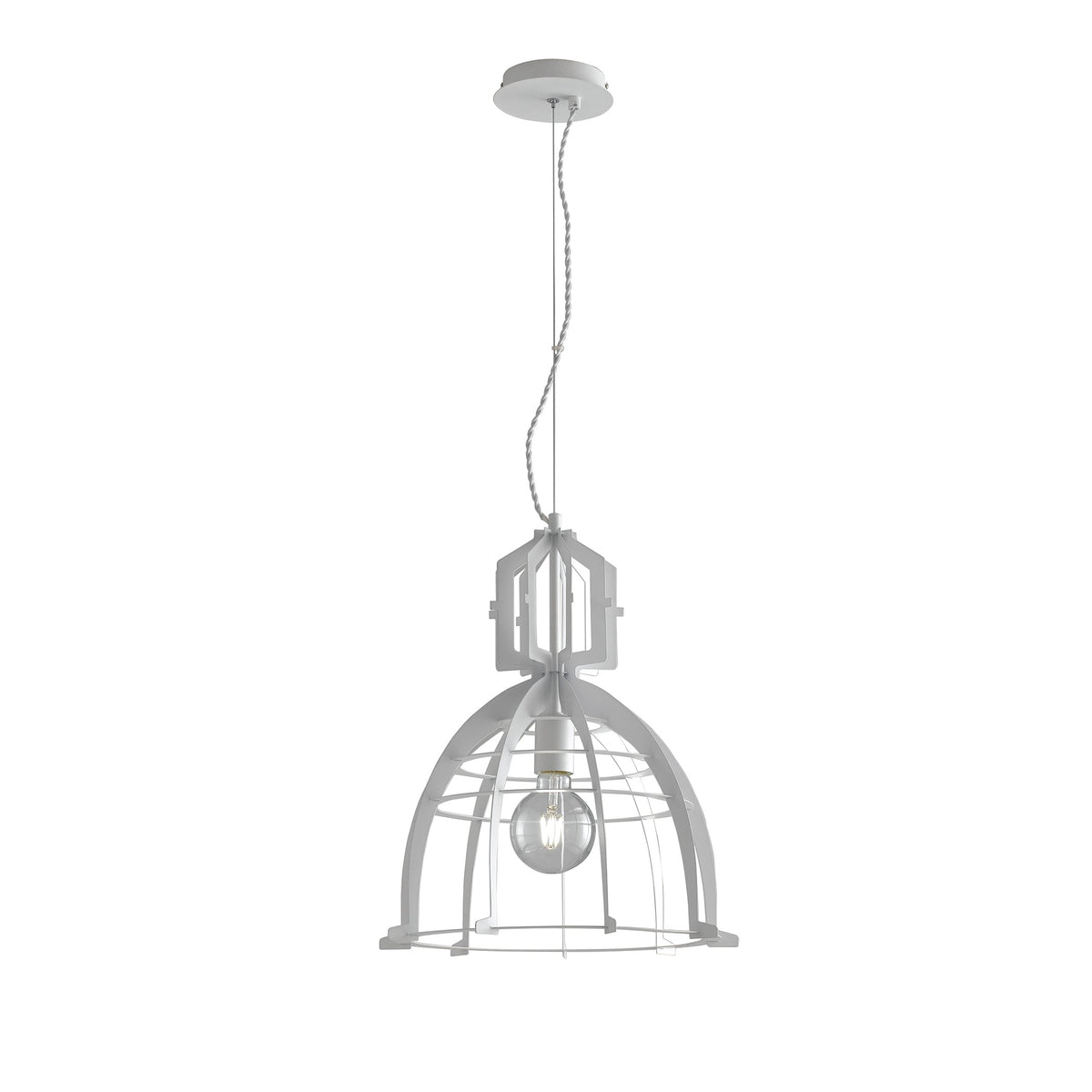 SOSPENSIONE URBAN BIANCA 1XE27 40X150CM