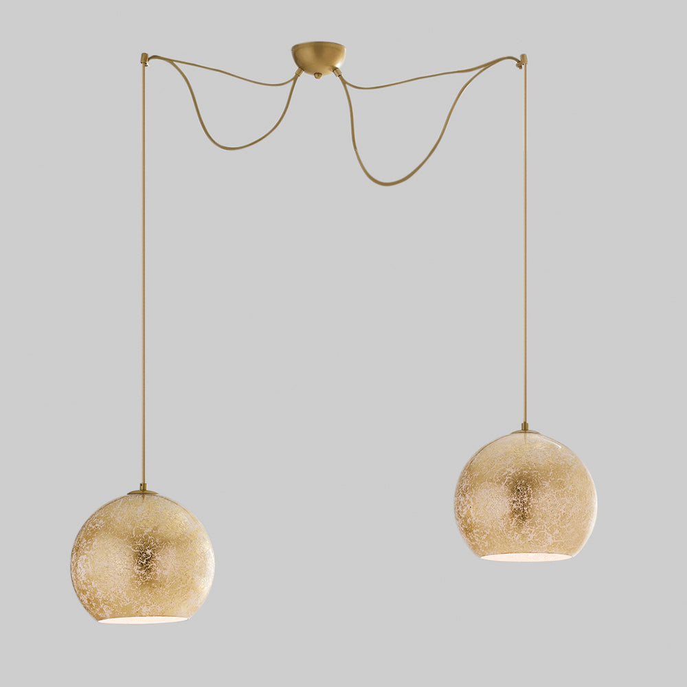SOSPENSIONE VANITY ORO 2XE27 120CM