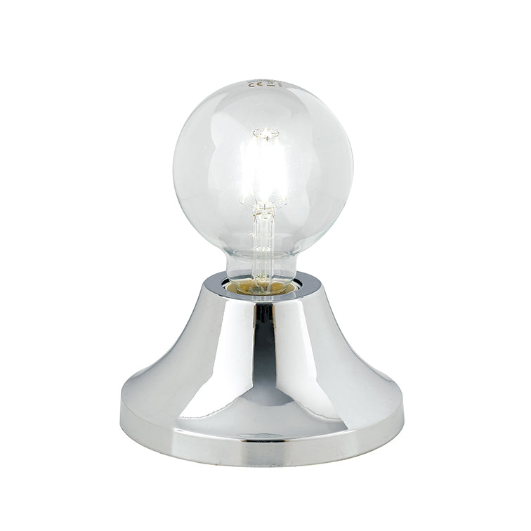 "Lampada da tavolo VESEVUS in metallo cromato"