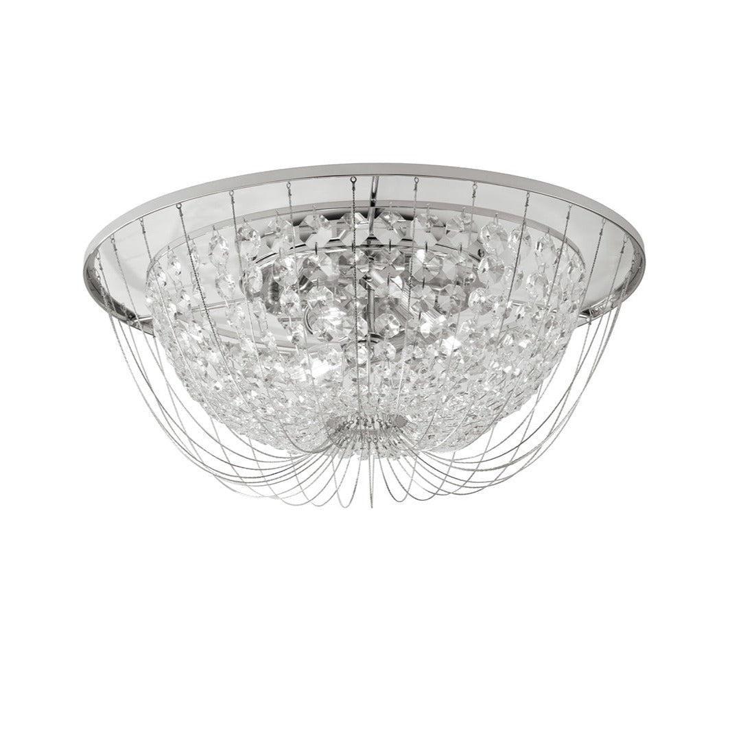 PLAFONIERA VIENNA CROMO 4XE14 45X22CM