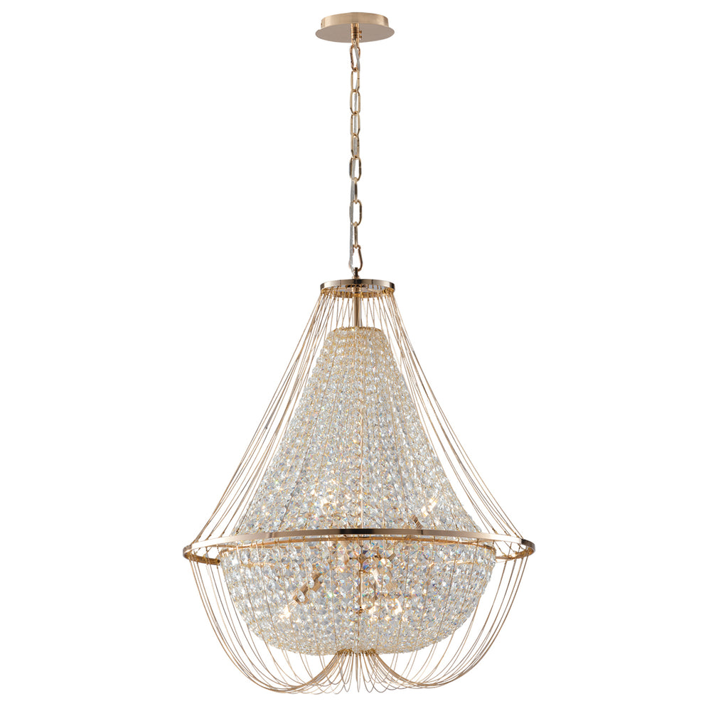 SOSPENSIONE VIENNA ORO 6XE14 60X120CM