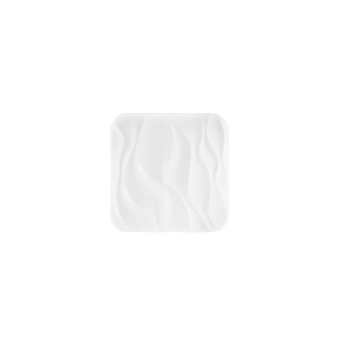 "Plafoniera LED WAVE in acrilico bianca quadrata, CCT, con memory function, 33cm."