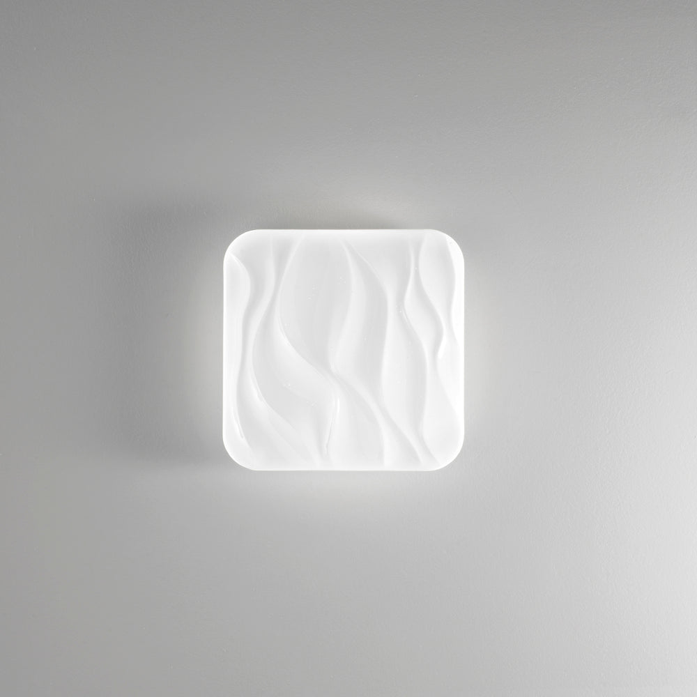 PLAFONIERA LED WAVE BIANCA 18W 2430LM CCT 3000/4000/6500K 33X8,5X33CM