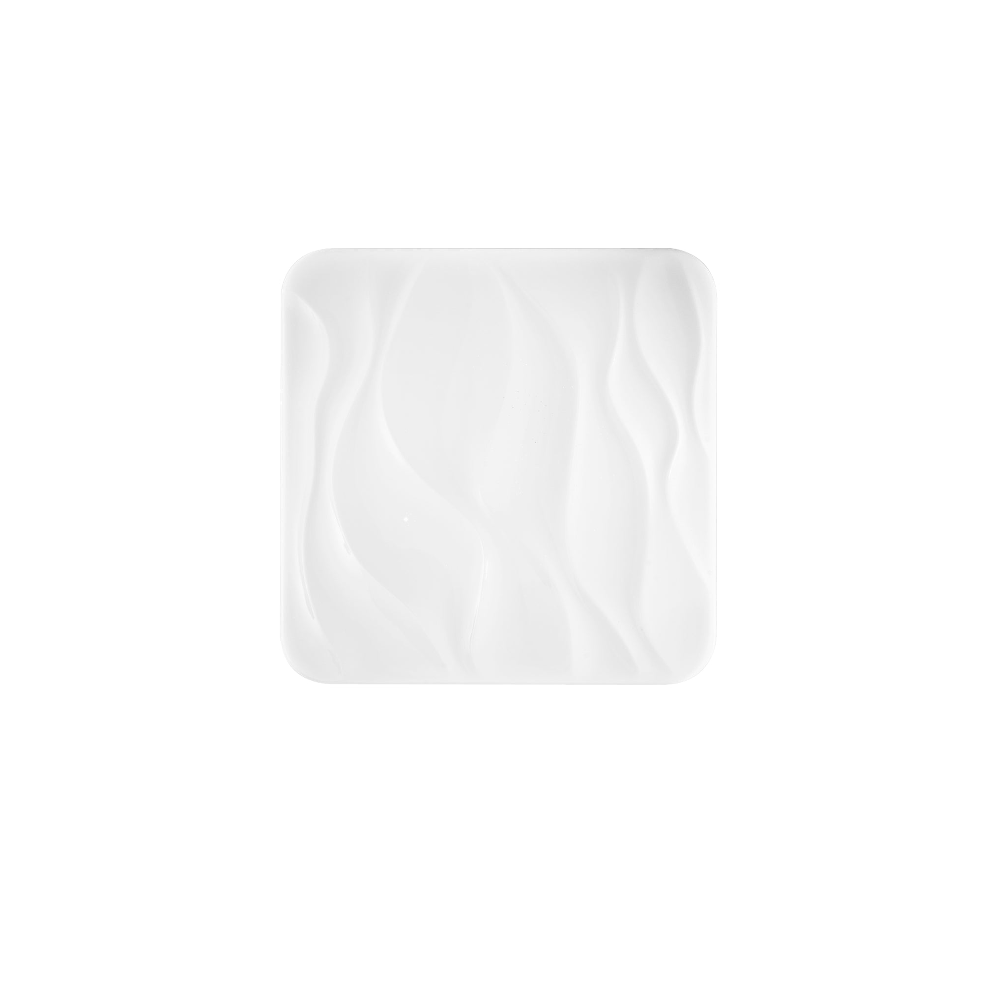 "Plafoniera LED WAVE in acrilico bianca quadrata, CCT, 43cm."