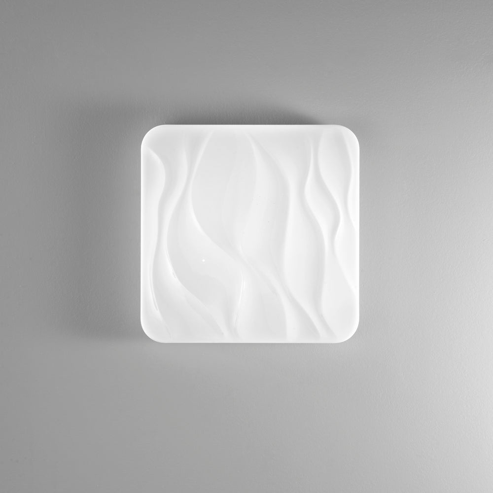PLAFONIERA LED WAVE BIANCA 24W 3240LM CCT 3000/4000/6500K 43X8,5X43CM