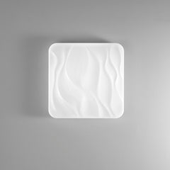 PLAFONIERA LED WAVE BIANCA 24W 3240LM CCT 3000/4000/6500K 43X8,5X43CM