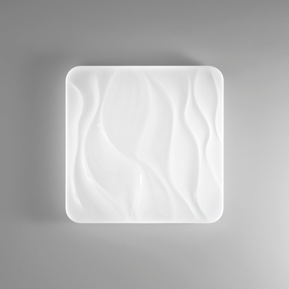 PLAFONIERA LED WAVE BIANCA 40W 3900LM CCT DIMMERABILE WI-FI CON TELECOMANDO 53X953CM