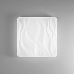 PLAFONIERA LED WAVE BIANCA 40W 3900LM CCT DIMMERABILE WI-FI CON TELECOMANDO 53X953CM