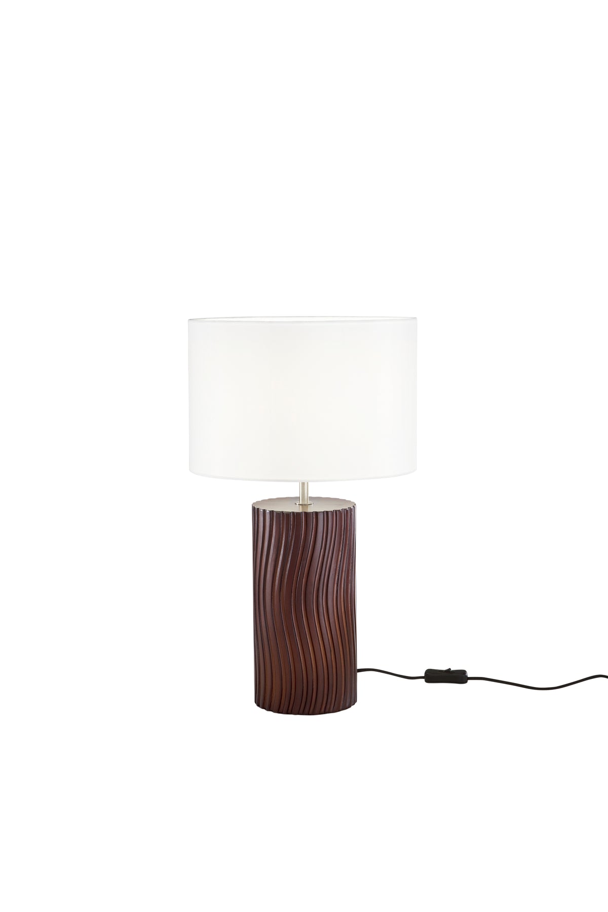 "Lampada da tavolo Woodlog in legno rovere"