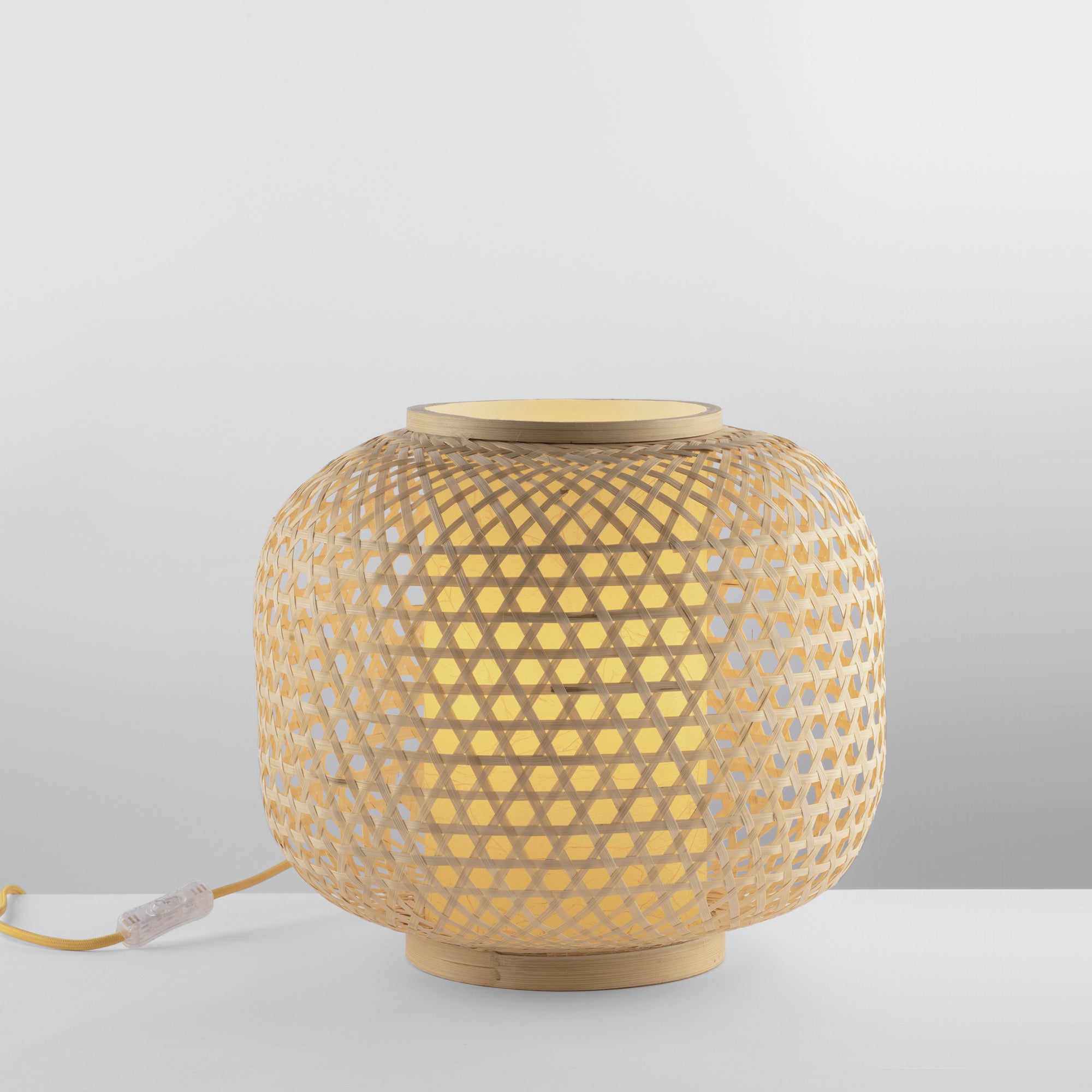 LUME ZEN LEGNO 1XE27 36X36X31CM