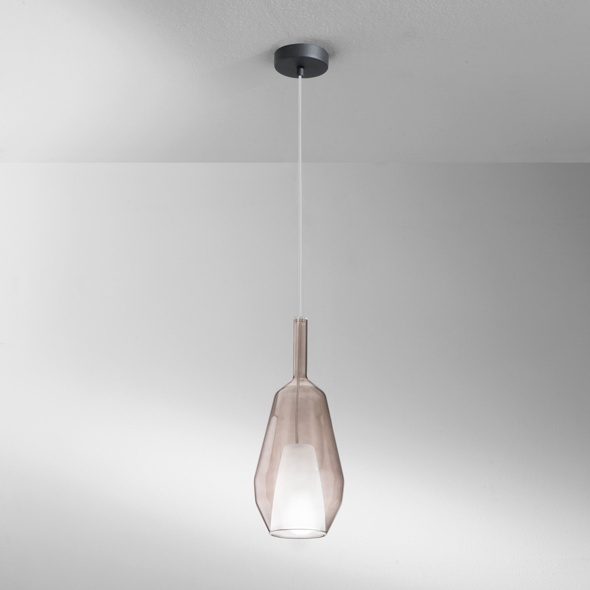 VETRO PIREX MARRONE CON CAVO E CONNETTORE 16X38CM