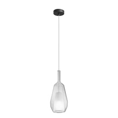 "Pendente PIREX in vetro trasparente Ø 16 cm."