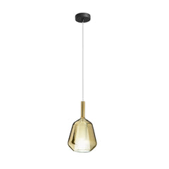 "Pendente PIREX in vetro oro Ø 18 cm."