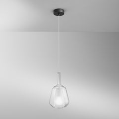 VETRO PIREX TRASPARENTE CON CAVO E CONNETTORE 18X31CM