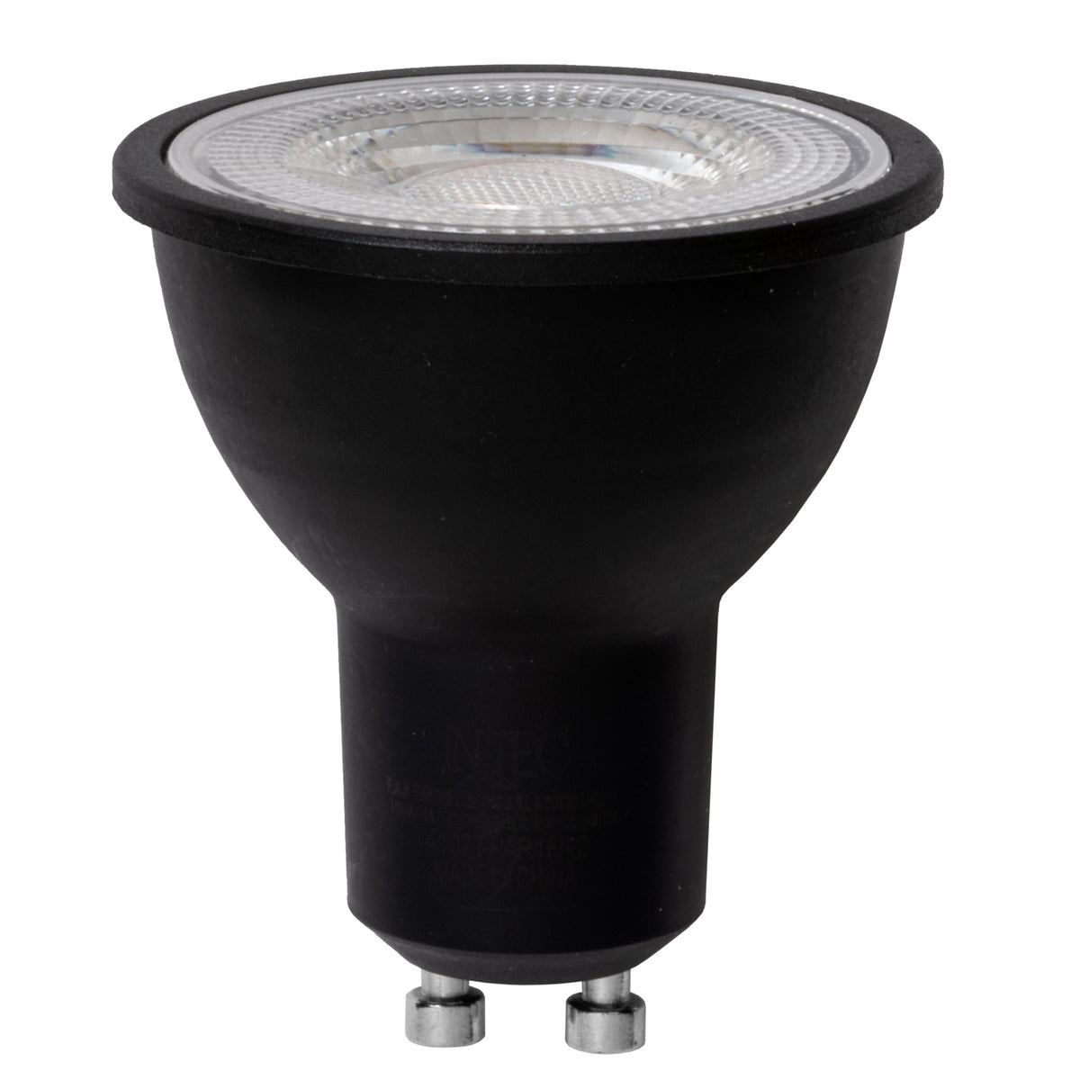 Lampadina LED GU10 nero - 7W - 3000K