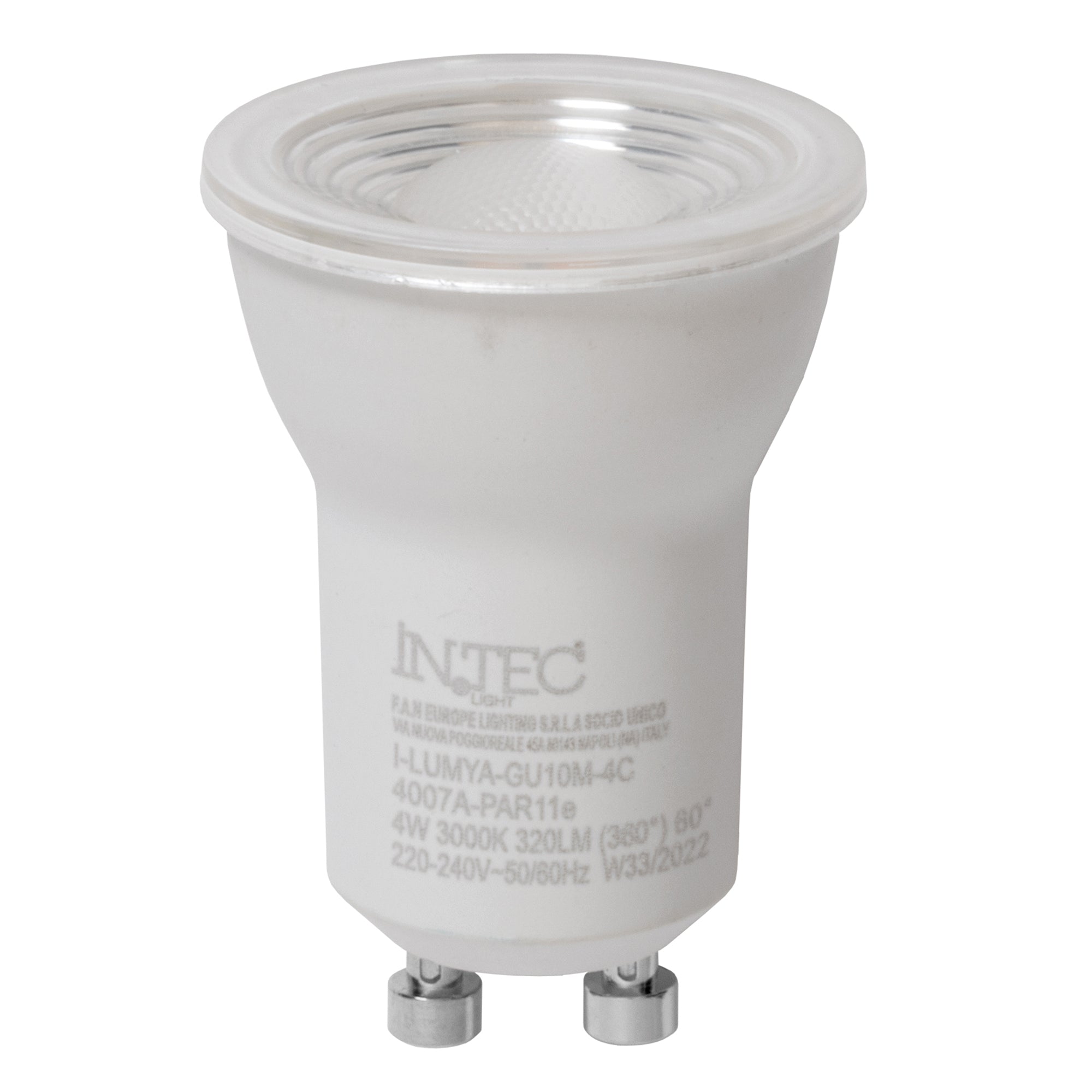 Lampadina LED GU10 mini - 4W - 3000K