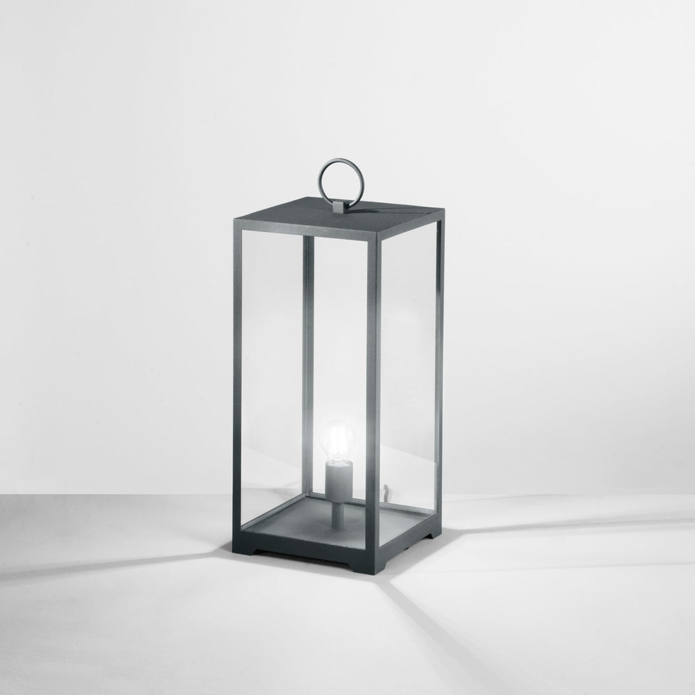 LUME MIRAGE ANTRACITE 1XE27 IP44 25X25X53CM CAVO 250CM
