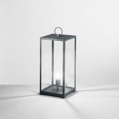LUME MIRAGE ANTRACITE 1XE27 IP44 25X25X53CM CAVO 250CM