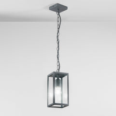 SOSPENSIONE MIRAGE ANTRACITE 1XE27 IP44 13X13X90CM