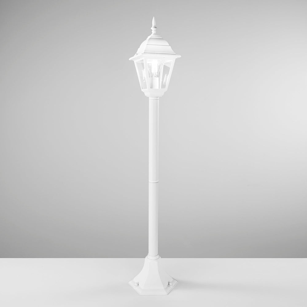 PALETTO ROMA BIANCO 1XE27 IP44 14,6X14,6X104CM
