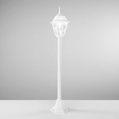 PALETTO ROMA BIANCO 1XE27 IP44 14,6X14,6X104CM