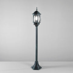 PALETTO SANTIAGO NERO/VERDE 1XE27 IP44 21X110,3CM