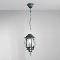 SOSPENSIONE SANTIAGO NERA/VERDE 1XE27 IP44 15,5X107,5CM