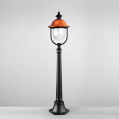 PALETTO VENEZIA NERO/RAME 1XE27 IP44 25X118CM