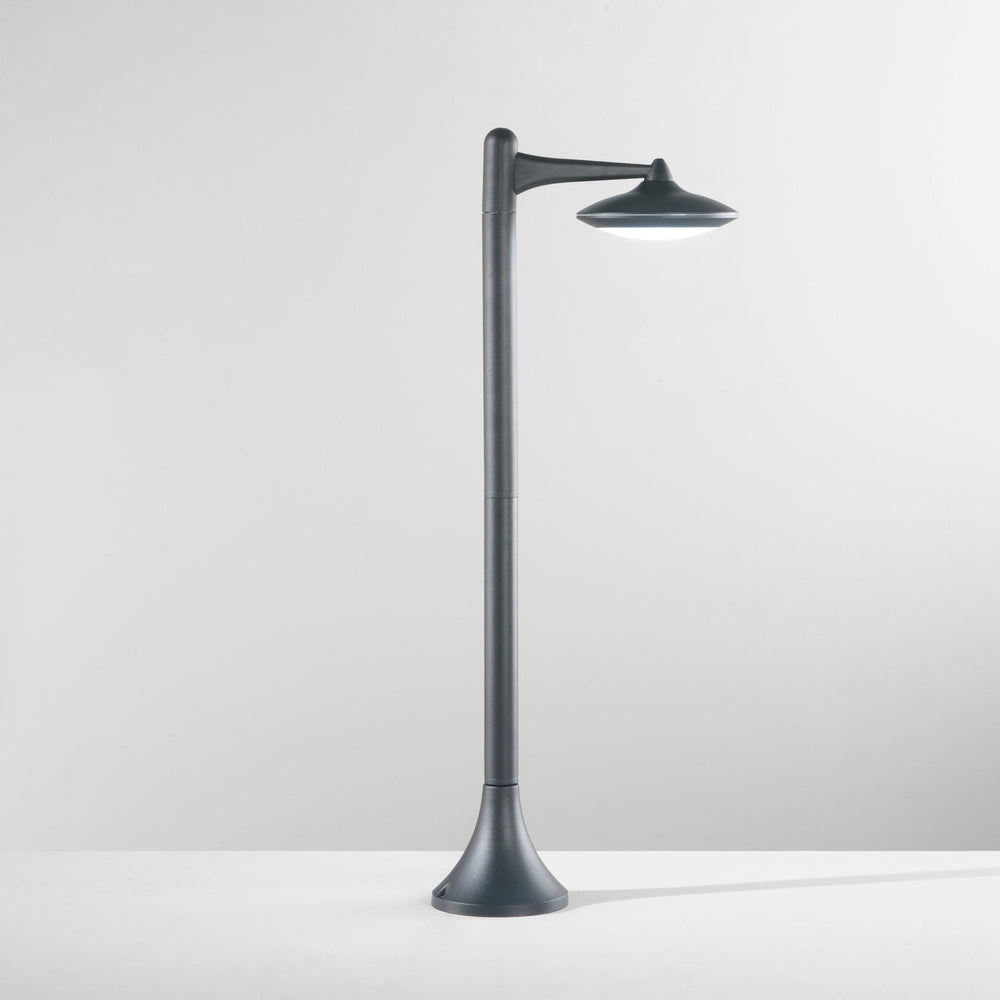 PALETTO LED ALYSON NERO 12W 1300LM 4000K IP44 28X91CM