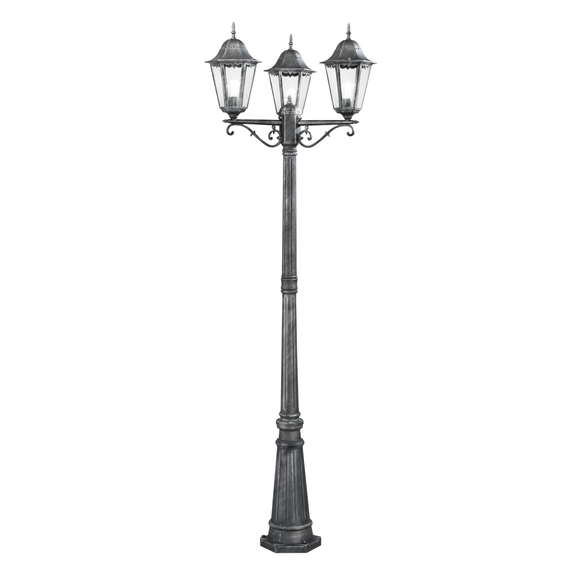 PALO FIRENZE NERO/SILVER 3XE27 IP44 76,5X218CM