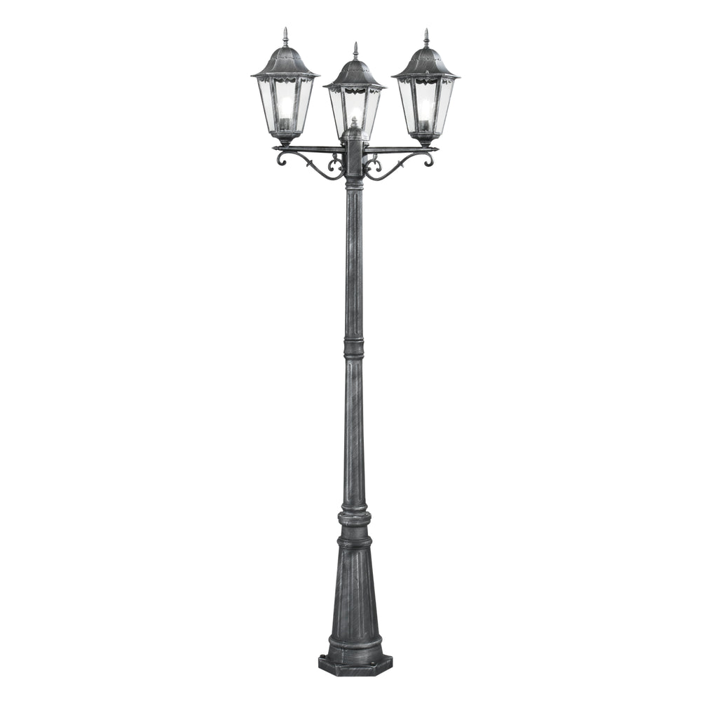 PALO FIRENZE NERO/SILVER 3XE27 IP44 76,5X218CM