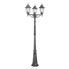 PALO FIRENZE NERO/SILVER 3XE27 IP44 76,5X218CM
