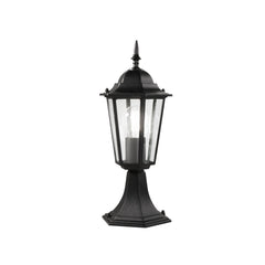LUME MILANO NERO 1XE27 IP44 17X40,3CM