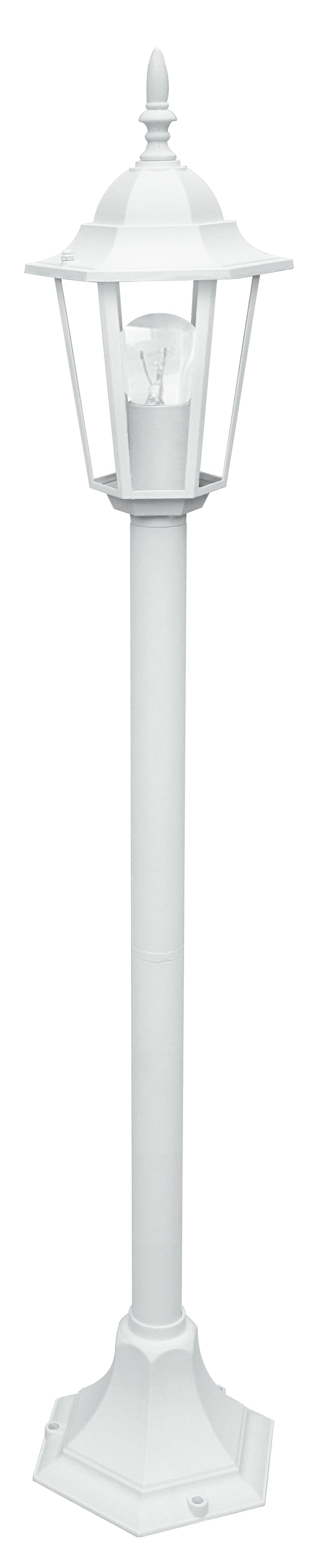 PALETTO MILANO BIANCO 1XE27 IP44 17x10,5CM