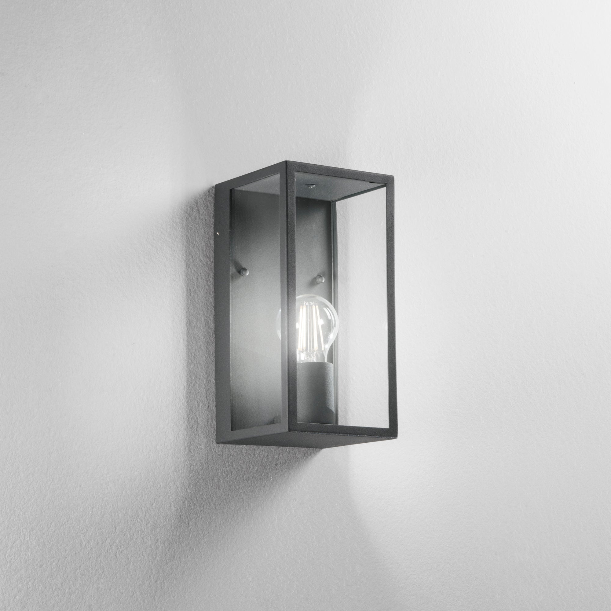 APPLIQUE MIRAGE ANTRACITE 1XE27 IP44 13X13X23CM