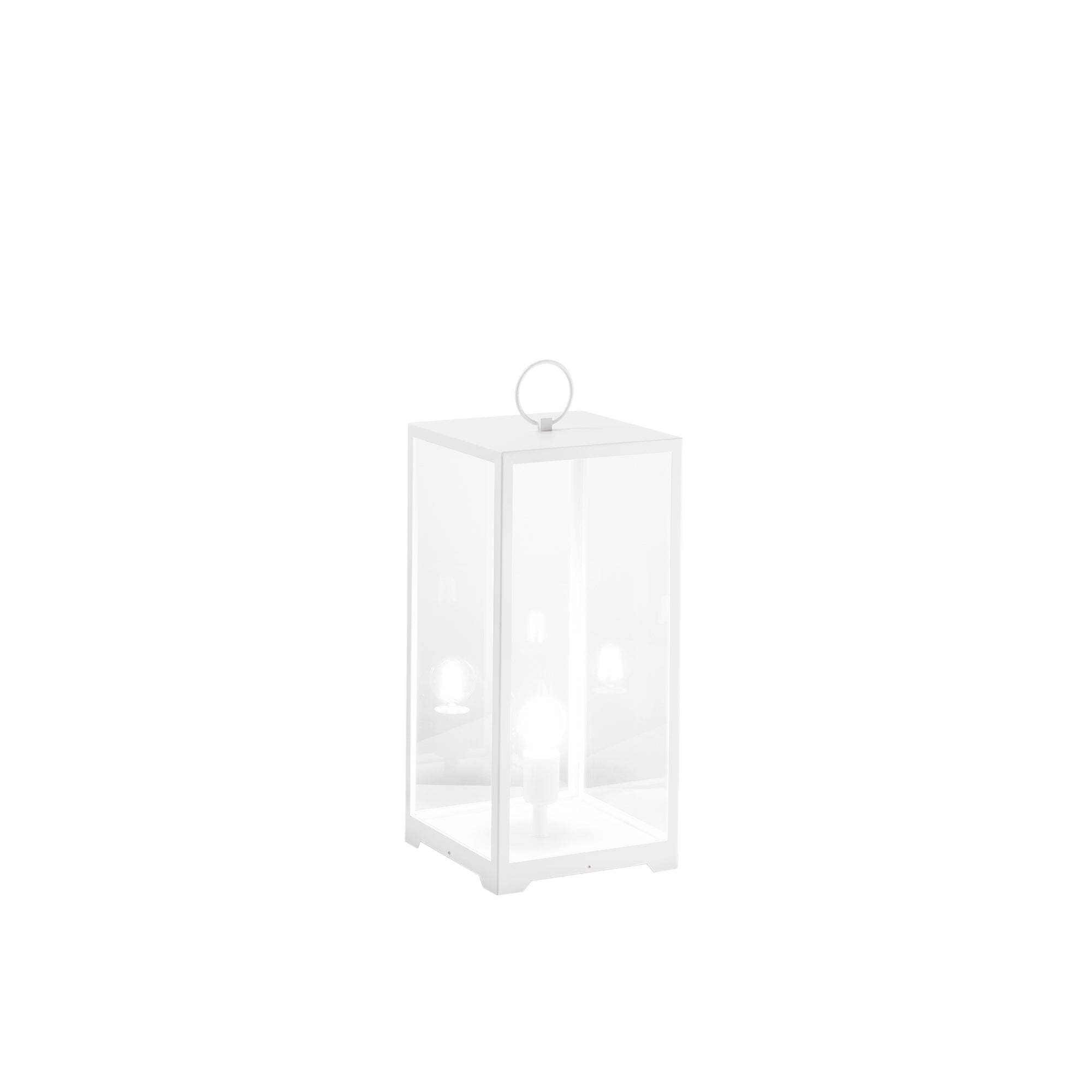 LUME MIRAGE BIANCO 1XE27 IP44 25X25X53CM CAVO 250CM