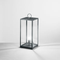 LUME MIRAGE ANTRACITE 1XE27 IP44 25X25X53CM CAVO 250CM