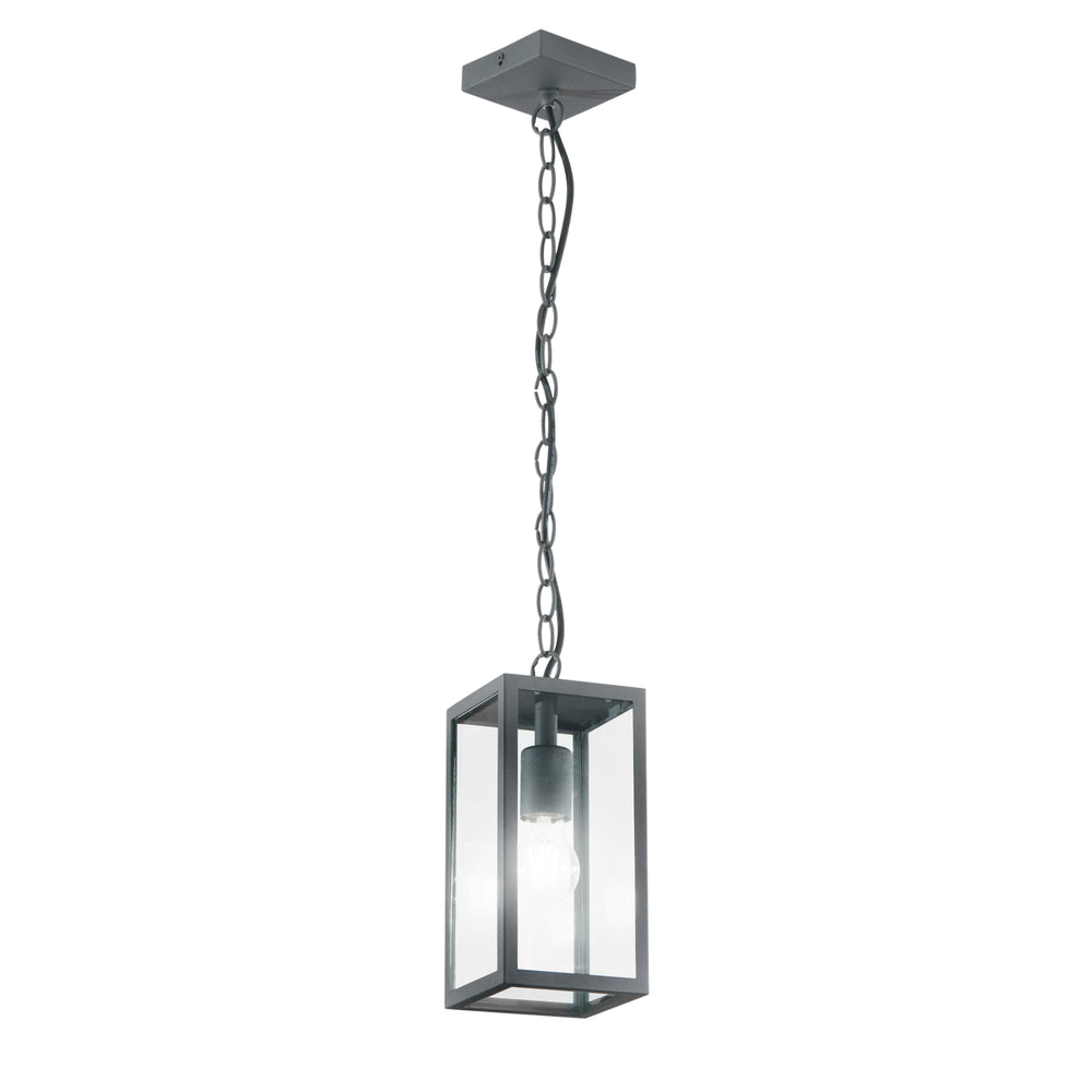 SOSPENSIONE MIRAGE ANTRACITE 1XE27 IP44 13X13X90CM