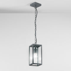 SOSPENSIONE MIRAGE ANTRACITE 1XE27 IP44 13X13X90CM