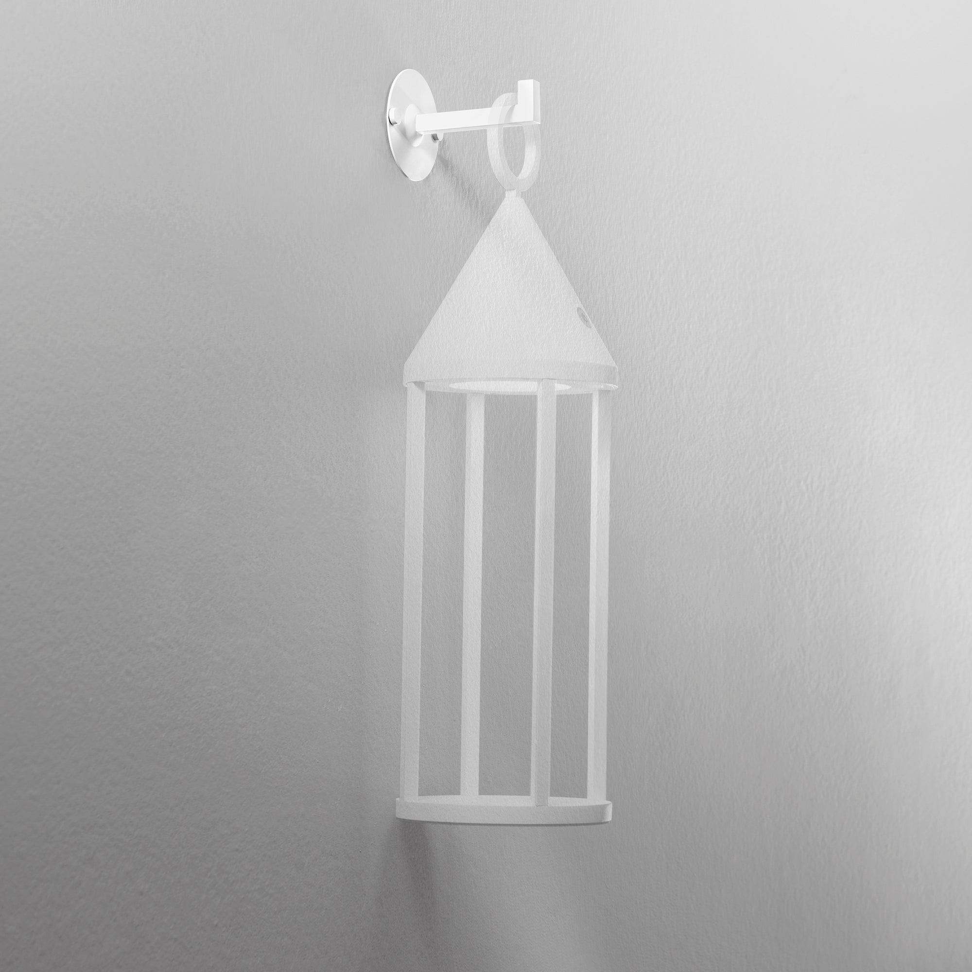 KIT STAFFE APPLIQUE BIANCHE PER LAMPADA RICARICABILE LED OBERON 9,9X8CM